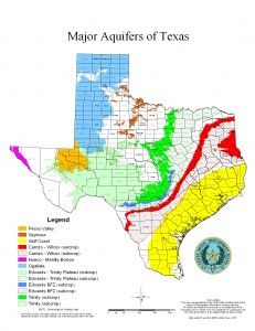 Major Aquifers of Texas